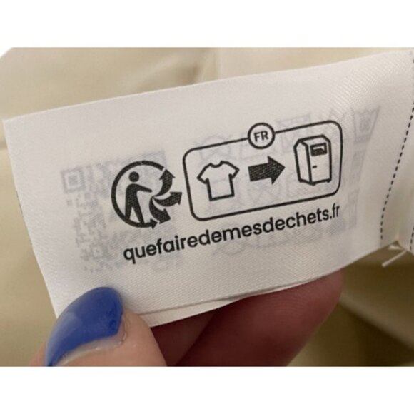 Zara Womens Satin Midi Skirt XL Ivory Zw Collection Back slit 2396/925 NWT - Picture 11 of 16